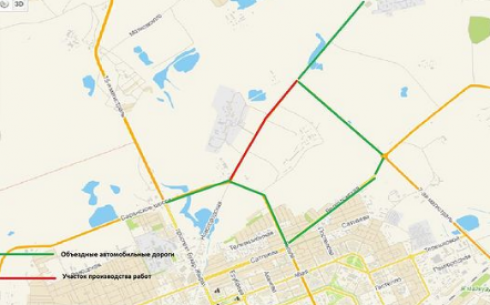 Карагандинцев предупреждают о перекрытии участка дороги на 7-магистрали