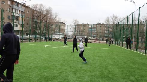 Детские площадки и футбольные поля. Планы по благоустройству района Букейханова в 2022 году