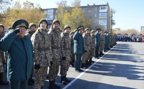 В Караганде воспитанники республиканской школы «Жас улан» приняли присягу