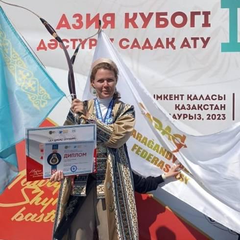 35-летняя тренер из Караганды стала призером Кубка Азии по садак ату