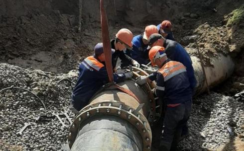 Аварийные работы на водоводе 800 мм завершили в Караганде