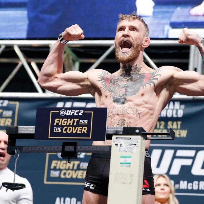 Гилберт Бернс высмеял отмену допинг-тестов в UFC через две фотографии Макгрегора