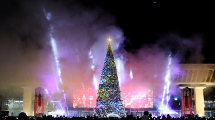 Главную новогоднюю елку зажгли в Алматы
                20 декабря 2023, 22:38