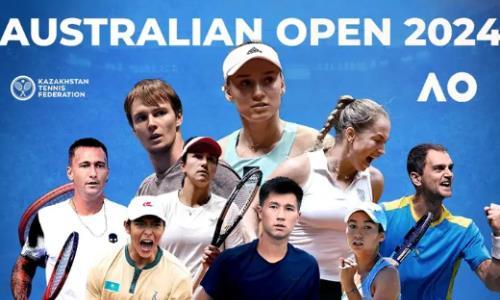 11 казахстанцев попали в заявку Australian Open-2024