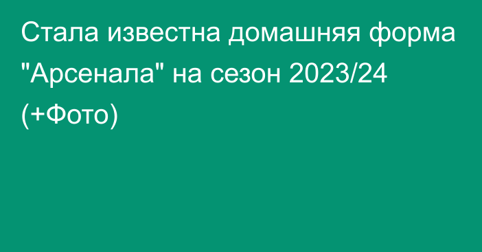 Стала известна домашняя форма 