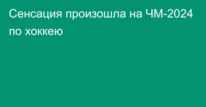 Сенсация произошла на ЧМ-2024 по хоккею