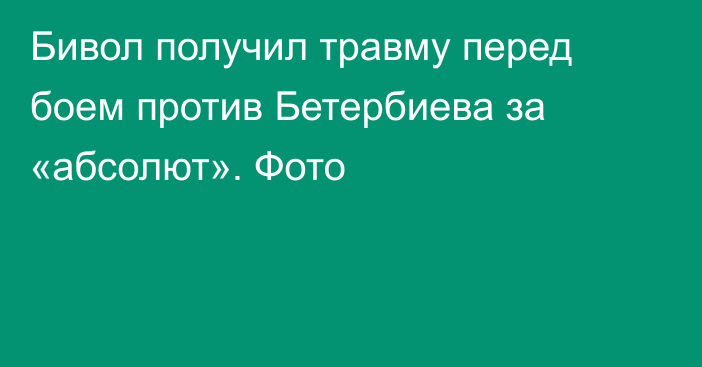 Бивол получил травму перед боем против Бетербиева за «абсолют». Фото