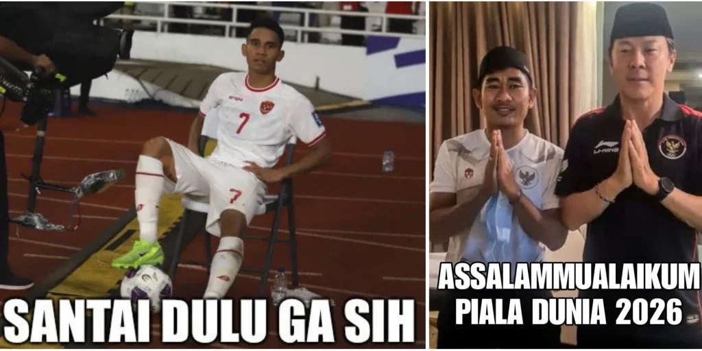 8 Meme Kocak Timnas Indonesia Bikin Geger Usai Kemenangan Dramatis atas Saint Kitts and Nevis 8 Meme Kocak Timnas Indonesia Bikin Geger Usai Kemenangan Dramatis atas Saint Kitts and Nevis