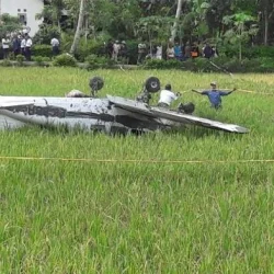 Mendengar Suara Mesin, Warga Boyolali Saksikan Jatuhnya Pesawat Latih di Sawah — Apa yang Terjadi?