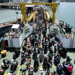 Ribuan Pemudik Membanjiri Pelabuhan Gilimanuk Usai Nyepi, Armada ASDP Siap Tangani Lonjakan