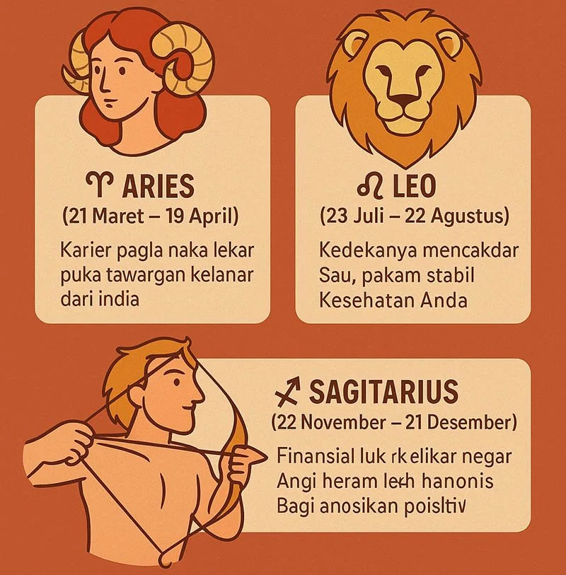 3 Zodiak Beruntung Luar Biasa Minggu 13‑19 April 2026: Gemini Si Pembawa Perubahan Nasib