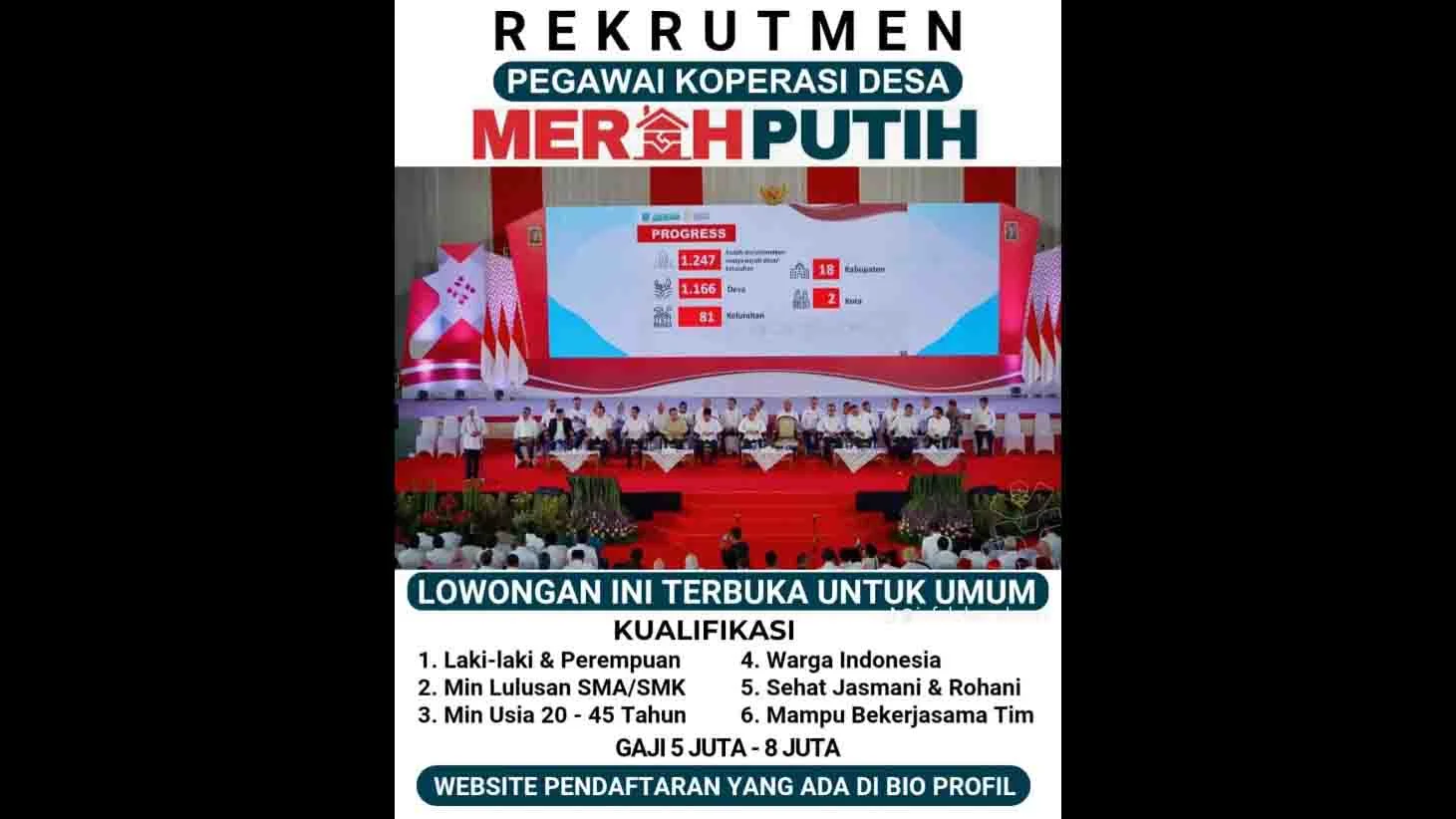 30.000 Lowongan Manajer Koperasi Desa Merah Putih 2026 Dibuka: Cara Daftar & Syarat Lengkap!