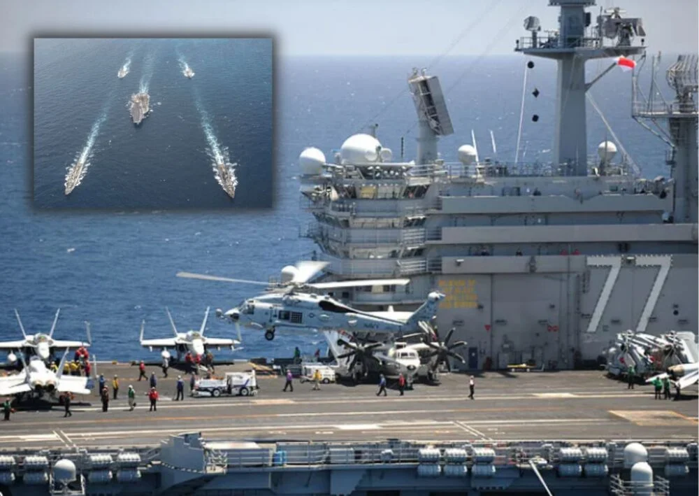 Kapal Induk USS George H.W. Bush Perpanjang Rute 1,5 Kali Lebih Lama ke Teluk Persia, Mengelak Ancaman Houthi