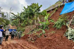 Longsor Tebing 15 Meter di Sumedang: Akses Kebun Teh Cisoka Lumpuh Total, Ancaman Bencana Tanah Semakin Mengkhawatirkan