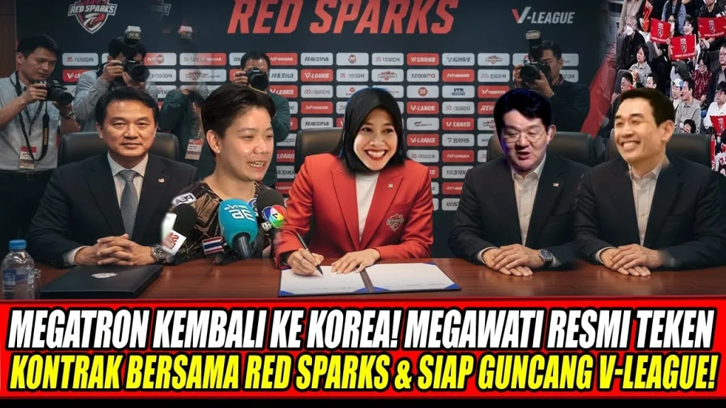 Megawati ‘Megatron’ Siap Kembali ke V‑League Korea Bersama Yeom Hye‑Seon; Empat Bintang Red Sparks Terancam Hengkang! Megawati ‘Megatron’ Siap Kembali ke V‑League Korea Bersama Yeom Hye‑Seon; Empat Bintang Red Sparks Terancam Hengkang!