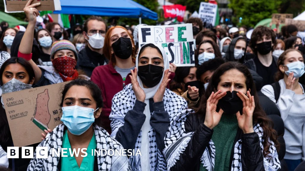 Protes Hebat Kelompok Pro-Palestina Geruduk Pabrik Drone Israel di Leicester, Enam Tertangkap