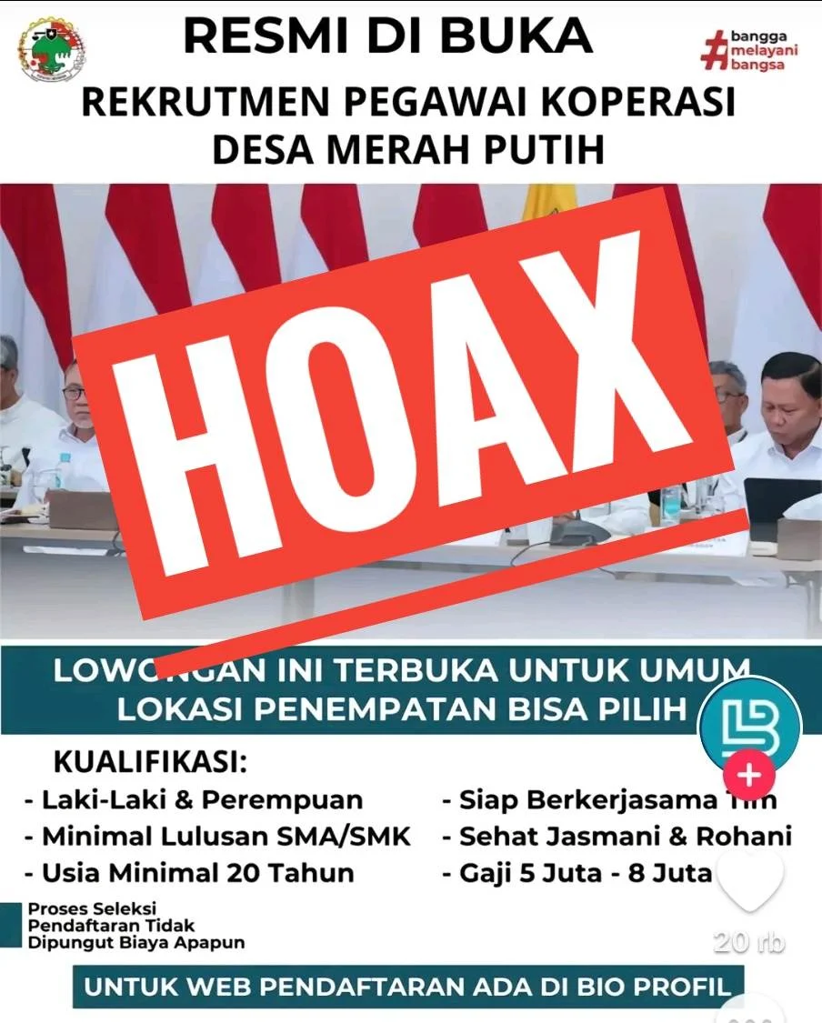 Rekrutmen Besar 2026: 35.476 Lowongan di Koperasi Desa Merah Putih – Segera Daftar!