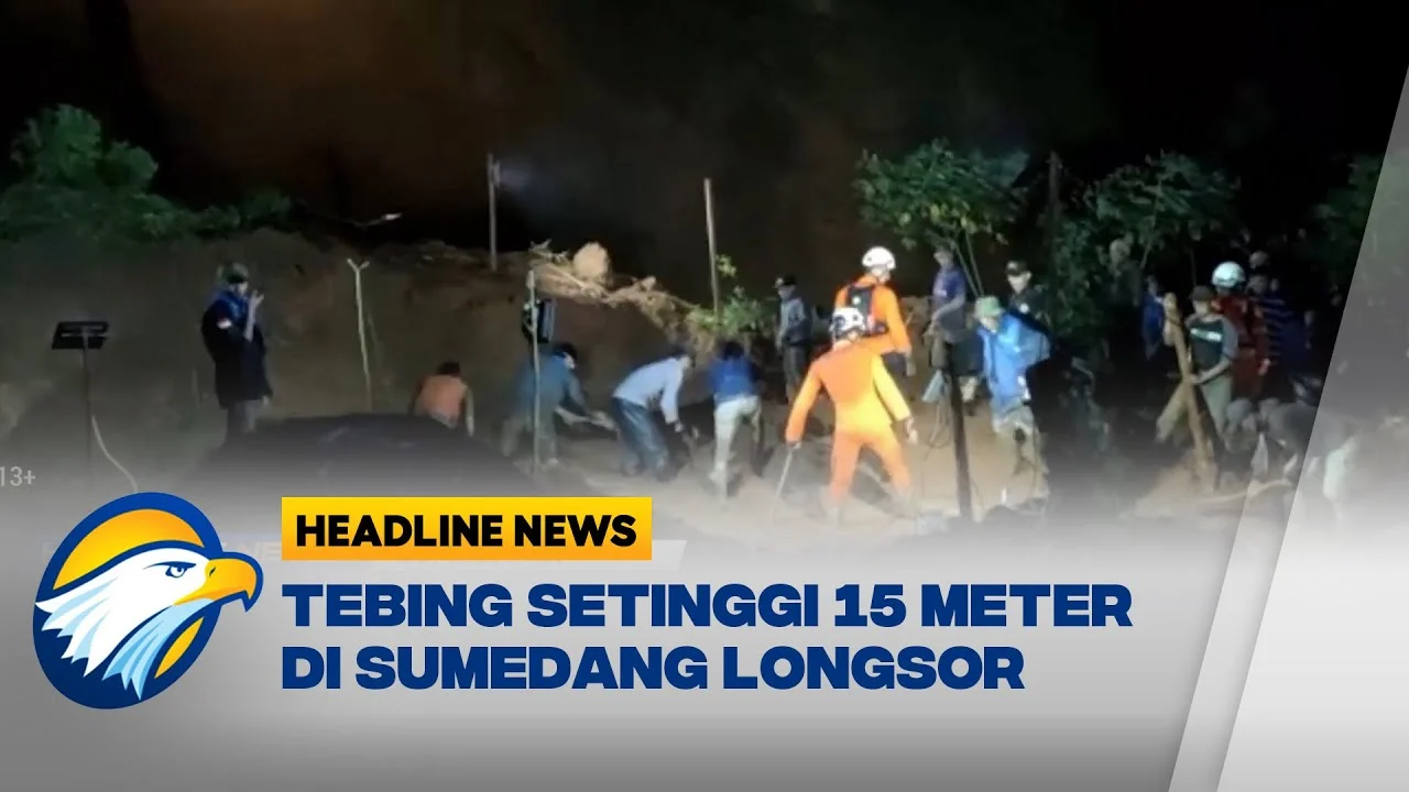 Tebing Setinggi 15 Meter Ambruk, Akses Kebun Teh Cisoka Sumedang Lumpuh Total