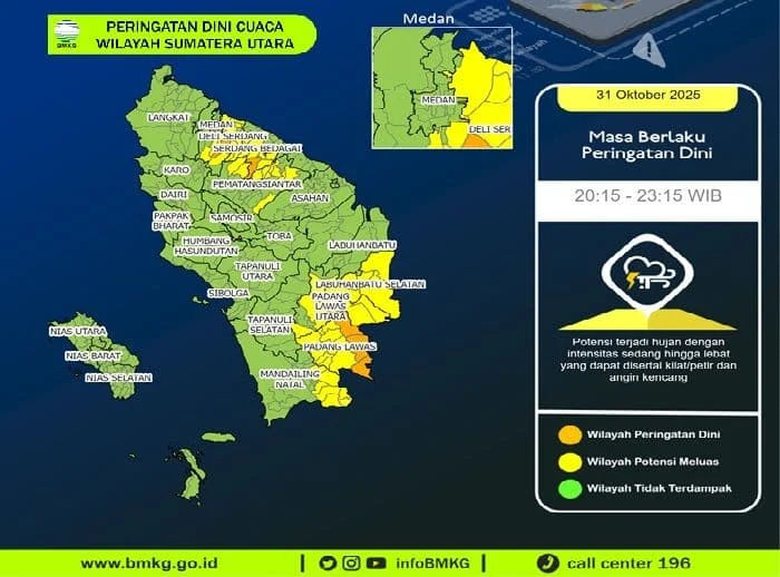 BMKG Peringatkan Potensi Hujan Lebat dan Angin Kencang di Indonesia BMKG Peringatkan Potensi Hujan Lebat dan Angin Kencang di Indonesia