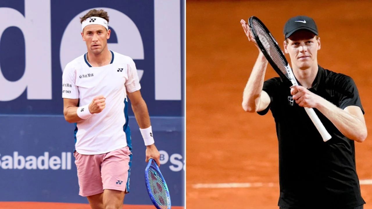 Casper Ruud Tidak Terkalahkan di Italian Open, Namun Jannik Sinner Membuatnya Tak Berkutik