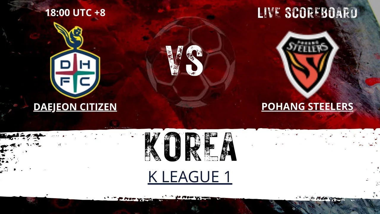 Daejeon Citizen vs Pohang Steelers: Pertarungan Sengit di Liga K-League!
