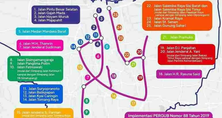 Ganjil Genap Jakarta Kembali Diberlakukan: Simak Jalur yang Terkena Dampak Hari Ini!
