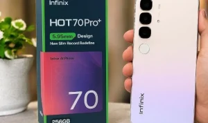 Infinix HOT 70: Smartphone Terjangkau dengan Baterai 6000 mAh dan Desain Stylish