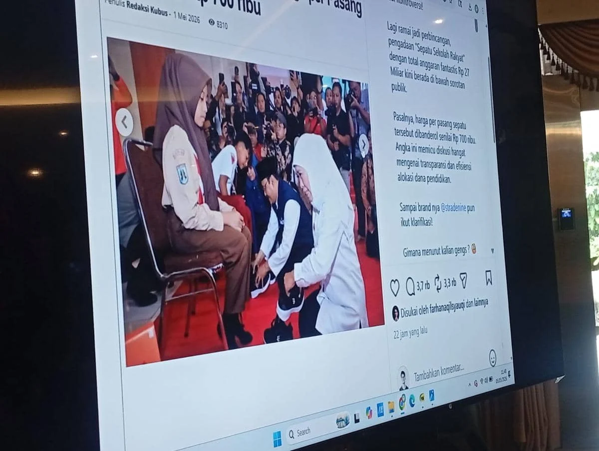 KPK Sorot Pengadaan Sepatu Sekolah Rakyat Rp27 Miliar, Mensos Gus Ipul Janji Transparansi