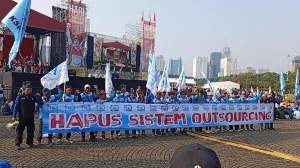 May Day Jakarta: 200.000 Buruh Siap Menggebrak Monas, Polisi Siapkan Zona Kuning Lalin