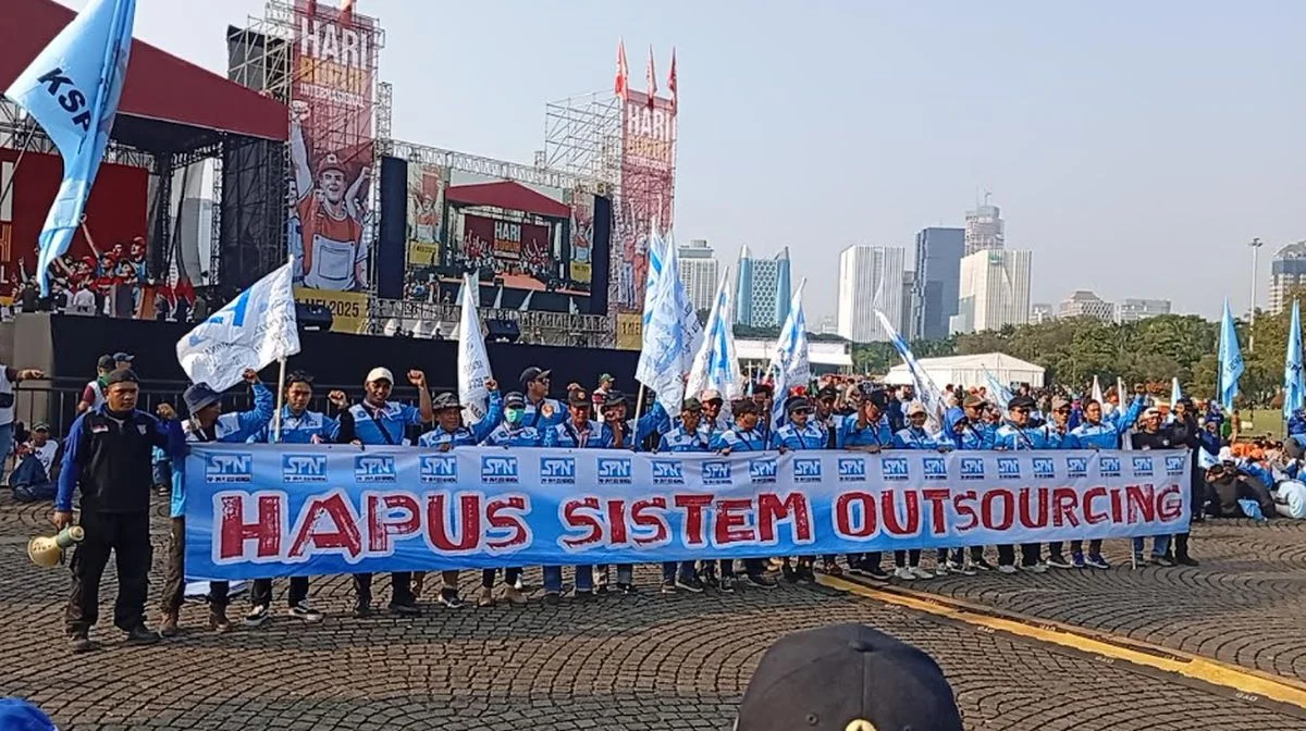 May Day Jakarta: 200.000 Buruh Siap Menggebrak Monas, Polisi Siapkan Zona Kuning Lalin