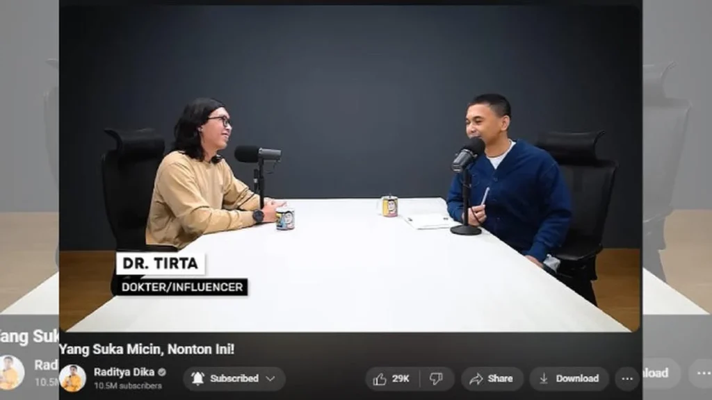Netizen Kocak Miripkan dr. Gia, dr. Tirta, dan dr. Ikhsan dengan Karakter Drakor Medis, Bikin Hype Podcast Raditya Dika Netizen Kocak Miripkan dr. Gia, dr. Tirta, dan dr. Ikhsan dengan Karakter Drakor Medis, Bikin Hype Podcast Raditya Dika