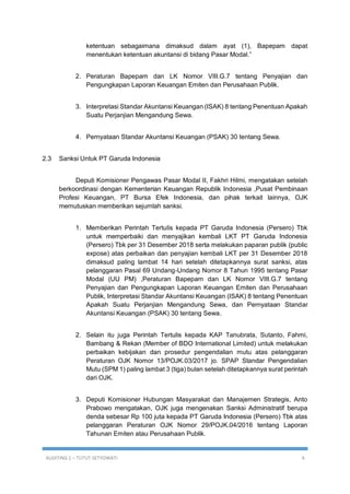 Pembekuan Izin Audit Danang Surono: OJK Tegaskan Sanksi atas Kegagalan Standar pada DSI