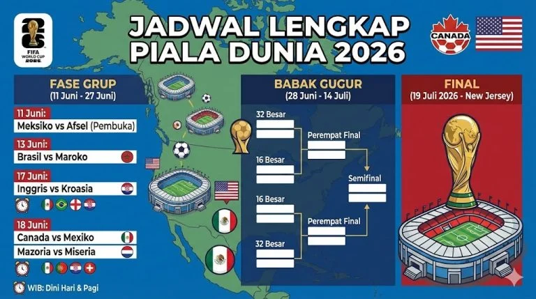 Piala Dunia 2026: Jadwal Lengkap dan Momen Bersejarah yang Tak Boleh Dilewatkan!