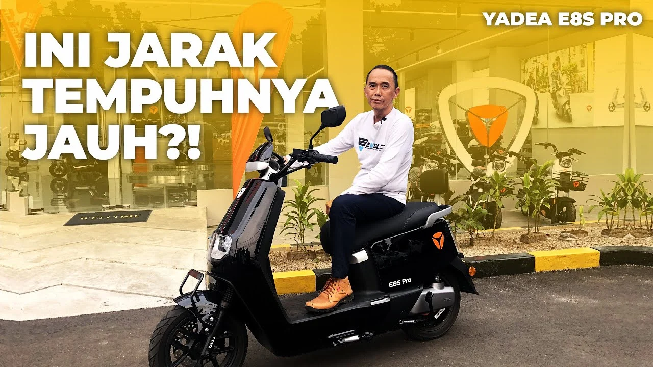 Rekor Jarak Tempuh Motor Listrik Yadea Tembus 156 km di Uji Bandung–Bogor, Buktikan Daya Tahan Ultra-Jauh!