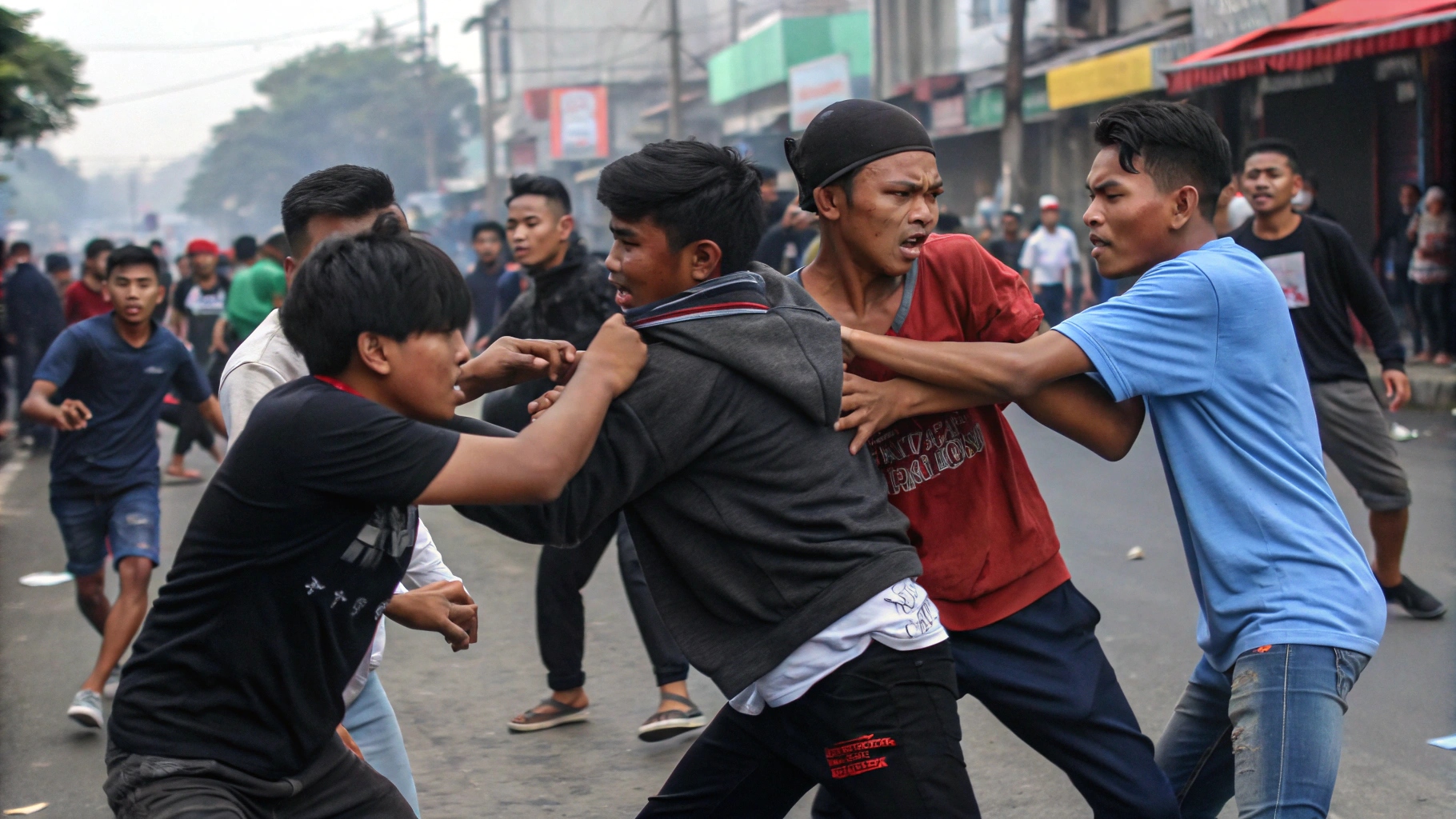 Subuh di Kota Besar: Tawuran dan Rusa Mengusik Warga