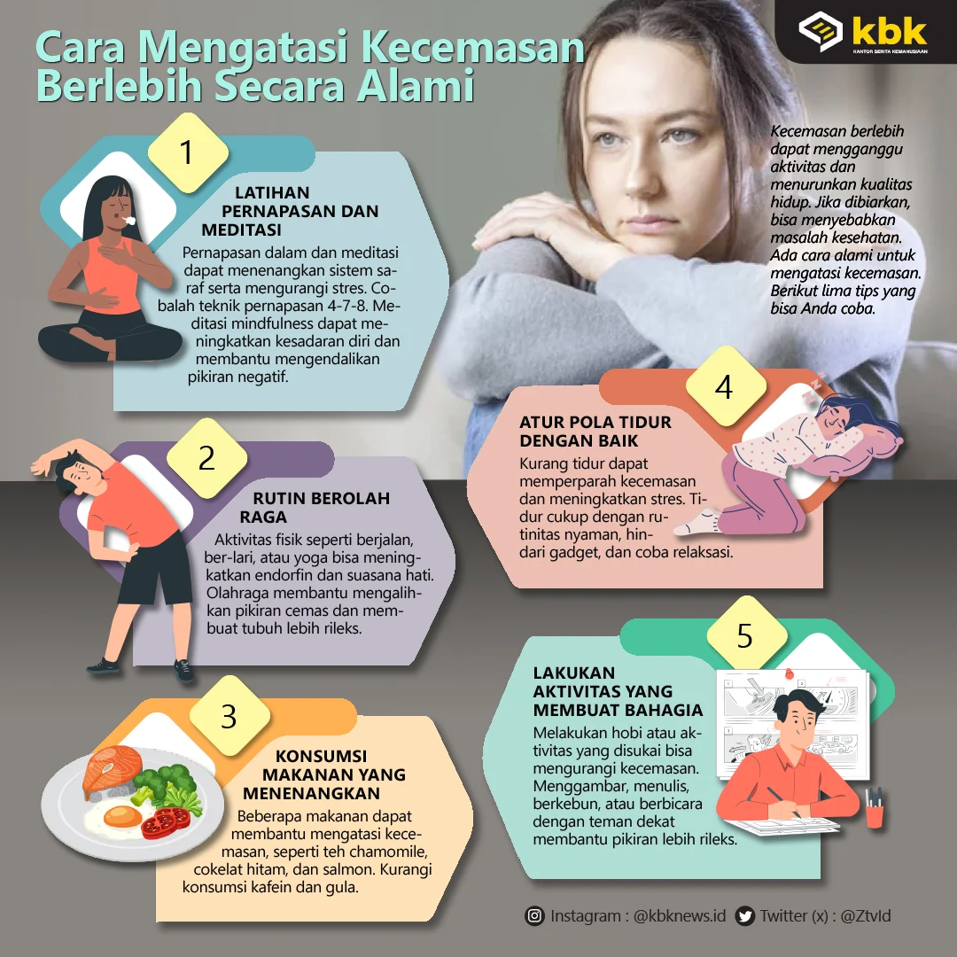 5 Cara Merangkul Mungkin untuk Menghadapi Kecemasan dalam Hidup