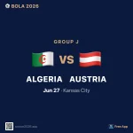 Algeria vs Austria: Duel Menarik di Piala Dunia 2026