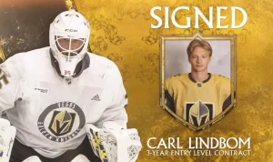 Carl Lindbom Får Nytt Treårskontrakt med Vegas Golden Knights