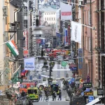 Folkmassa i Massachusetts: Fyra skjutna efter Frankrike-Norge