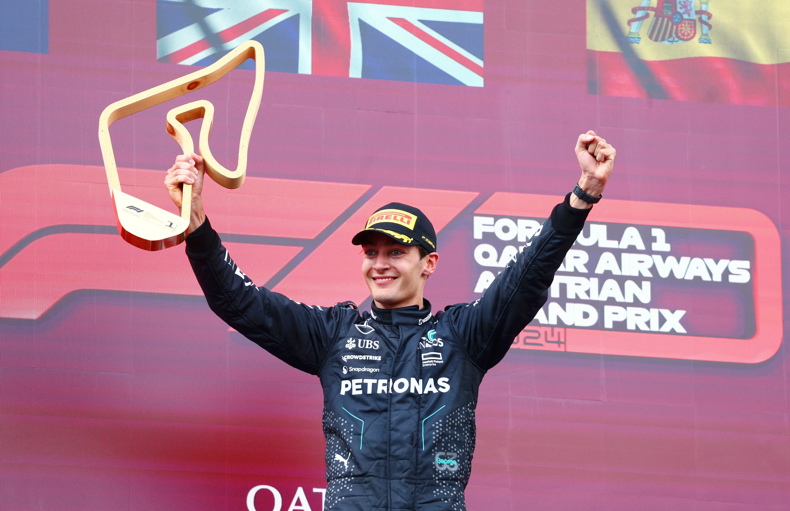 George Russell Vinner GP i Österrike - Bottas Avbryter Loppet