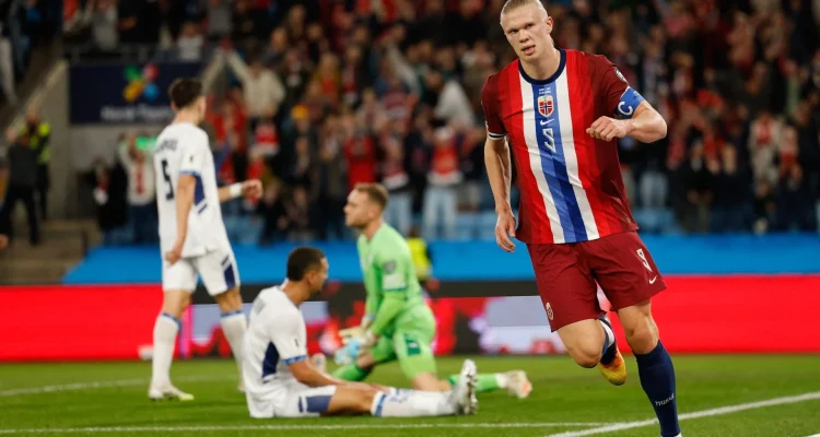 Haaland Buktikan Kemampuan, Norge Masuk 16 Besar Piala Dunia
