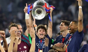 João Neves Raih Gelar Champions League Kedua Berturut-turut, Arsenal Kandas di Final