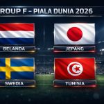 Klasemen Grup F Piala Dunia 2026: Jepang Hancurkan Tunisia 4-0, Persaingan Memanas