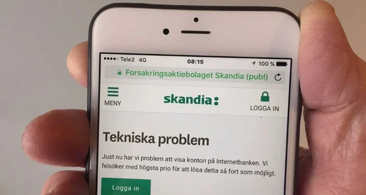 Skandiabanken drabbad av tekniska problem - vem kan vara ansvarig?