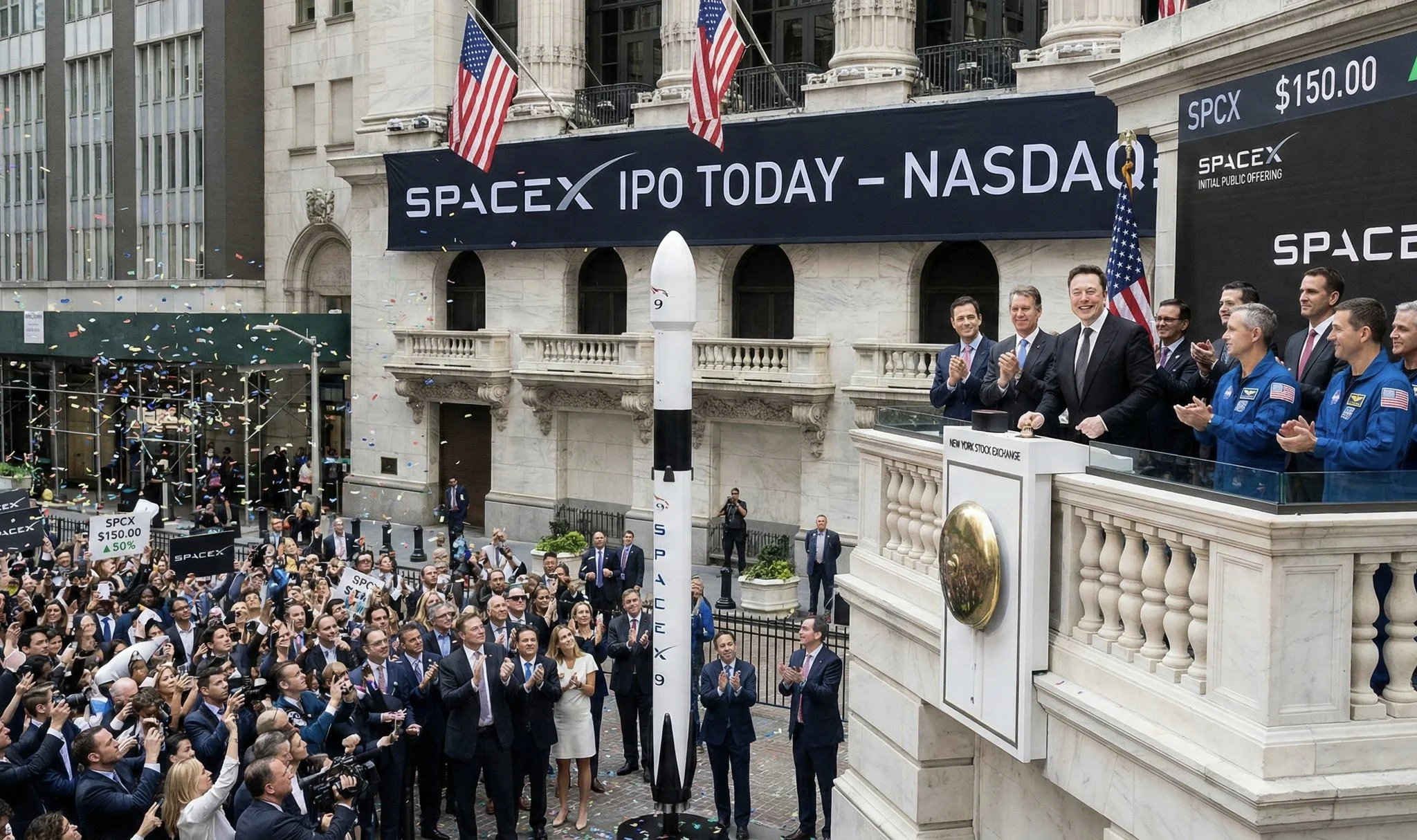 SpaceX Meluncurkan IPO Terbesar Sejarah, Elon Musk Mengantarkan Perusahaannya ke Pasar Saham