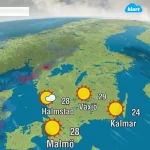 Sverige upplever varmaste temperaturen i historien - rekord i Skåne