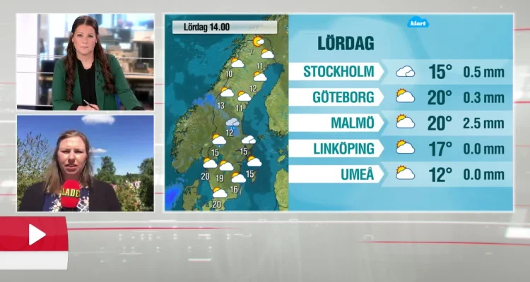 Augusti ser ut att bli en månad med högsommarvärme och regn