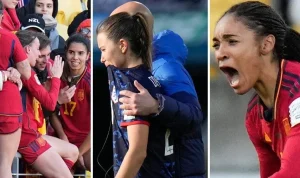 Spanien och Portugal möts i VM-semifinal - Olmo stod för avgörande mål