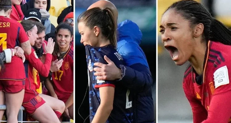 Spanien och Portugal möts i VM-semifinal - Olmo stod för avgörande mål