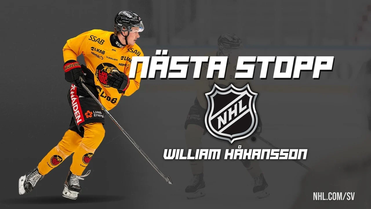 William Håkansson Skriver Sitt Första NHL-Kontrakt!